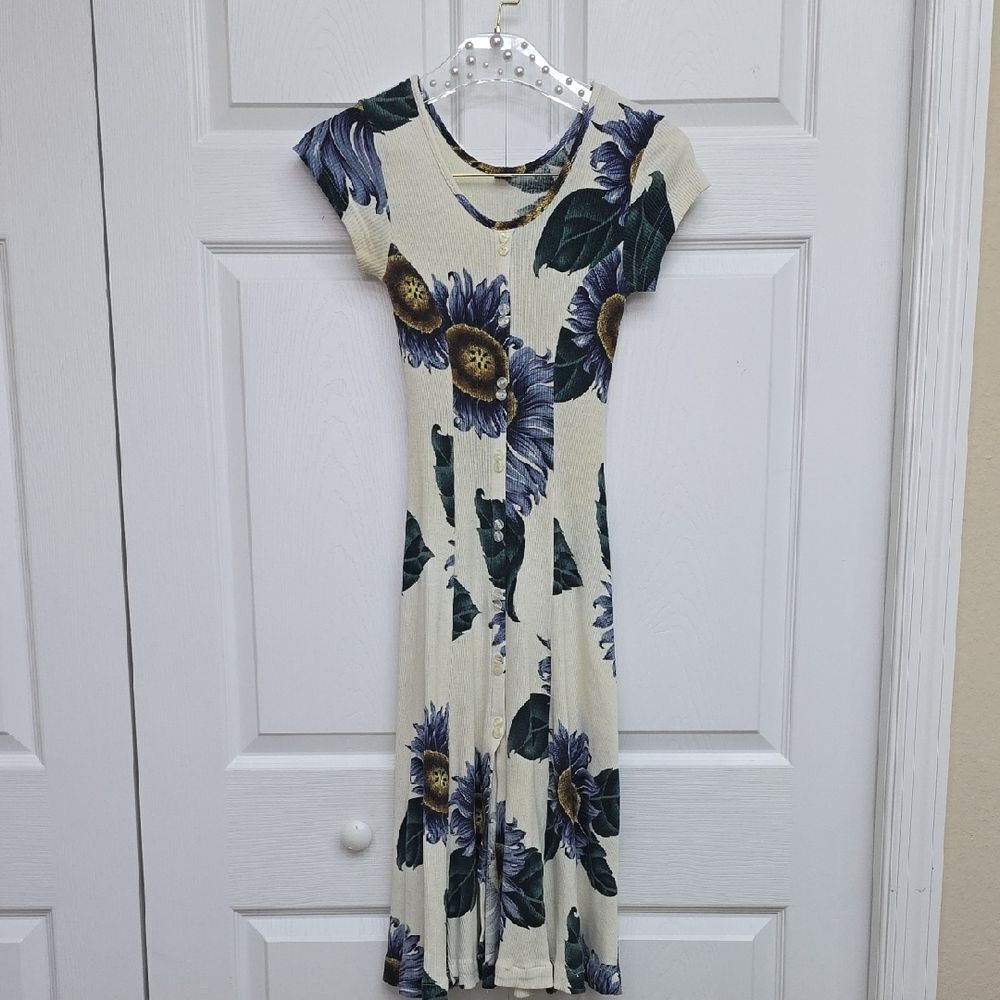 Epix Vintage 90s Floral Print Dress